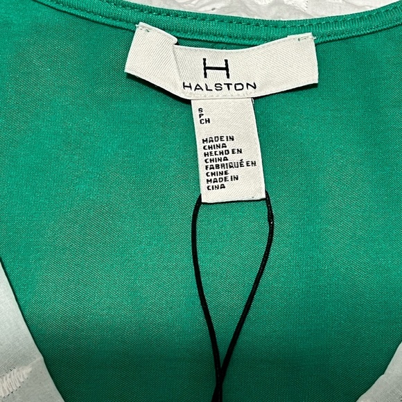 H by Halston -Womens Green Sleeveless Top Sz. SM - Picture 3 of 7